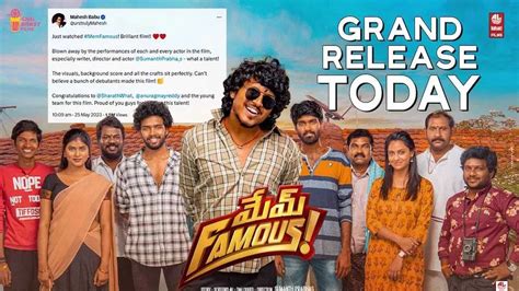 mem famous movie ott|‘Mem Famous’ available in OTT from today